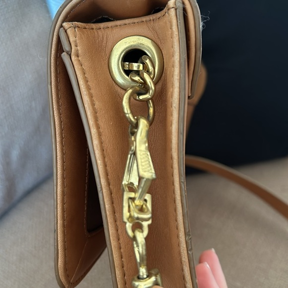 J Crew leather light brown shoulder bag - Picture 5 of 12